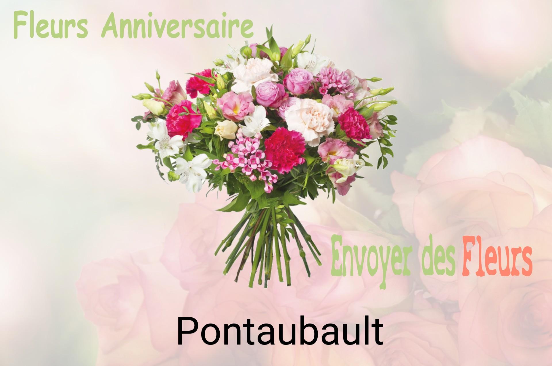 Bouquet de fleurs d’anniversaire livré à Pontaubault